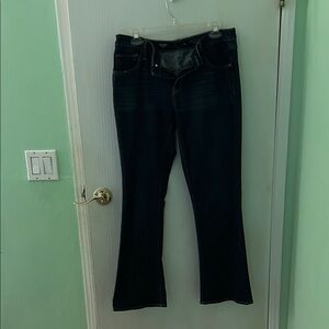 Simply Vera Vera Wang Dark Blue Flare Jeans